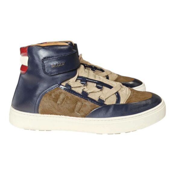 BALLY Leather Calf High-Top Sneaker Size 9D main image 5